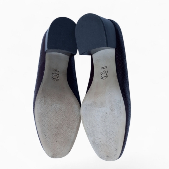 TORY BURCH Jessa Chunky Horsebit  Hardware Heeled Loafer Academia Preppy 8.5 - Picture 13 of 15